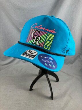 NEW Colorado Rockies MLB Baseball Cap Brrr Nylon Rope Collectible Trucker Hat